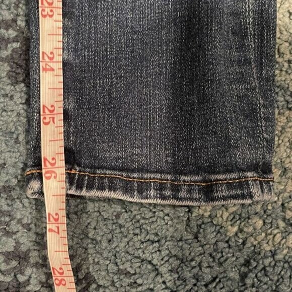 AG Adriano Goldschmeid Jean SZ 25 Stevie Ankle Slim Straight Low Rise Distressed - Picture 8 of 8